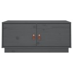 vidaXL Măsuță de cafea, gri, 80x50x35 cm, lemn masiv de pin vidaXL Măsuță de cafea, gri, 80x50x35 cm, lemn masiv de pin