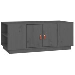 vidaXL Măsuță de cafea, gri, 100x50x41 cm, lemn masiv de pin vidaXL Măsuță de cafea, gri, 100x50x41 cm, lemn masiv de pin