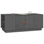 vidaXL Măsuță de cafea, gri, 100x50x41 cm, lemn masiv de pin vidaXL Măsuță de cafea, gri, 100x50x41 cm, lemn masiv de pin