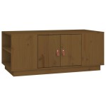 vidaXL Măsuță de cafea, maro miere, 100x50x41 cm, lemn masiv de pin vidaXL Măsuță de cafea, maro miere, 100x50x41 cm, lemn masiv de pin