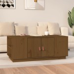vidaXL Măsuță de cafea, maro miere, 100x50x41 cm, lemn masiv de pin vidaXL Măsuță de cafea, maro miere, 100x50x41 cm, lemn masiv de pin