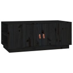 vidaXL Măsuță de cafea, negru, 100x50x41 cm, lemn masiv de pin vidaXL Măsuță de cafea, negru, 100x50x41 cm, lemn masiv de pin