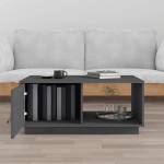 vidaXL Măsuță de cafea, gri, 80x50x35,5 cm, lemn masiv de pin vidaXL Măsuță de cafea, gri, 80x50x35,5 cm, lemn masiv de pin