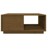 vidaXL Măsuță de cafea, maro miere, 80x50x35,5 cm, lemn masiv de pin