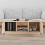 vidaXL Măsuță de cafea, 100x50x35 cm, din lemn masiv de pin vidaXL Măsuță de cafea, 100x50x35 cm, din lemn masiv de pin