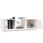 vidaXL Măsuță de cafea, alb, 100x50x35 cm, lemn masiv de pin