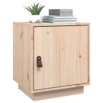 vidaXL Noptiere, 2 buc., 40x34x45 cm, lemn masiv de pin vidaXL Noptiere, 2 buc., 40x34x45 cm, lemn masiv de pin