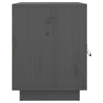 vidaXL Noptiere, 2 buc., gri, 40x34x45 cm, lemn masiv de pin vidaXL Noptiere, 2 buc., gri, 40x34x45 cm, lemn masiv de pin