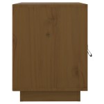 vidaXL Noptiere, 2 buc., maro miere, 40x34x45 cm, lemn masiv de pin vidaXL Noptiere, 2 buc., maro miere, 40x34x45 cm, lemn masiv de pin