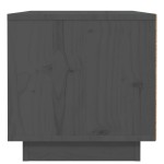 vidaXL Noptiere, 2 buc., gri, 40x34x35 cm, lemn masiv de pin vidaXL Noptiere, 2 buc., gri, 40x34x35 cm, lemn masiv de pin