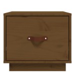 vidaXL Noptiere, 2 buc, maro miere, 40x34x35 cm, lemn masiv de pin