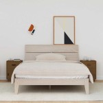 vidaXL Noptiere, 2 buc, maro miere, 40x34x55 cm, lemn masiv de pin