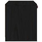vidaXL Dulap de perete, negru, 40x30x35 cm, lemn masiv de pin vidaXL Dulap de perete, negru, 40x30x35 cm, lemn masiv de pin
