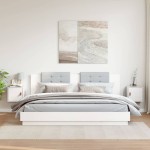 vidaXL Dulapuri de perete, 2 buc., alb, 31,5x30x30 cm, lemn masiv pin