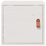 vidaXL Dulapuri de perete, 2 buc., alb, 31,5x30x30 cm, lemn masiv pin