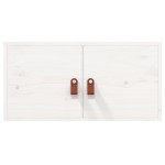 vidaXL Dulap de perete, alb, 60x30x30 cm, lemn masiv de pin vidaXL Dulap de perete, alb, 60x30x30 cm, lemn masiv de pin