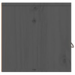 vidaXL Dulapuri de perete, 2 buc. gri, 60x30x30 cm lemn masiv de pin vidaXL Dulapuri de perete, 2 buc. gri, 60x30x30 cm lemn masiv de pin