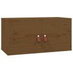 vidaXL Dulap de perete, maro miere, 60x30x30 cm, lemn masiv de pin vidaXL Dulap de perete, maro miere, 60x30x30 cm, lemn masiv de pin