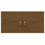 vidaXL Dulap de perete, maro miere, 60x30x30 cm, lemn masiv de pin vidaXL Dulap de perete, maro miere, 60x30x30 cm, lemn masiv de pin