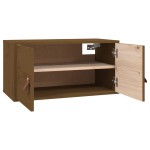 vidaXL Dulap de perete, maro miere, 60x30x30 cm, lemn masiv de pin vidaXL Dulap de perete, maro miere, 60x30x30 cm, lemn masiv de pin