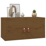 vidaXL Dulap de perete, maro miere, 60x30x30 cm, lemn masiv de pin vidaXL Dulap de perete, maro miere, 60x30x30 cm, lemn masiv de pin