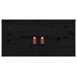 vidaXL Dulap de perete, negru, 60x30x30 cm, lemn masiv de pin vidaXL Dulap de perete, negru, 60x30x30 cm, lemn masiv de pin