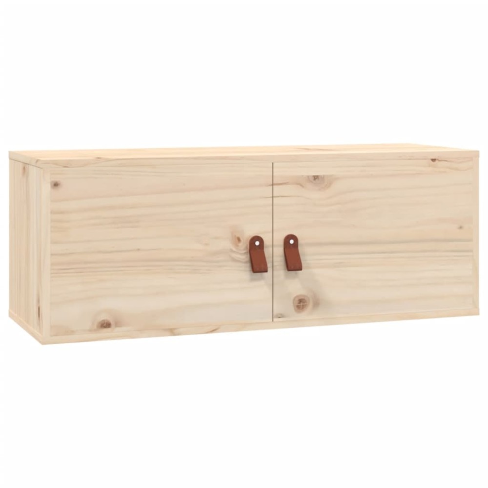 vidaXL Dulap de perete, 80x30x30 cm, lemn masiv de pin