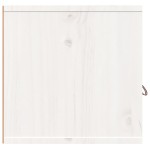 vidaXL Dulap de perete, alb, 80x30x30 cm, lemn masiv de pin
