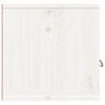 vidaXL Dulapuri de perete 2 buc., alb, 80x30x30 cm lemn masiv de pin