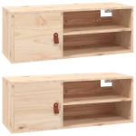 vidaXL Dulapuri de perete, 2 buc., 80x30x30 cm, lemn masiv de pin