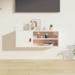 vidaXL Dulap de perete, alb, 80x30x30 cm, lemn masiv de pin vidaXL Dulap de perete, alb, 80x30x30 cm, lemn masiv de pin