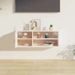 vidaXL Dulap de perete, alb, 80x30x30 cm, lemn masiv de pin vidaXL Dulap de perete, alb, 80x30x30 cm, lemn masiv de pin