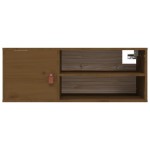 vidaXL Dulap de perete, maro miere, 80x30x30 cm, lemn masiv de pin vidaXL Dulap de perete, maro miere, 80x30x30 cm, lemn masiv de pin