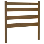 vidaXL Tăblie de pat, maro miere, 81x4x100 cm, lemn masiv de pin