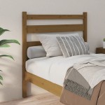 vidaXL Tăblie de pat, maro miere, 96x4x100 cm, lemn masiv de pin