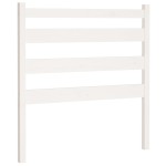 vidaXL Tăblie de pat, alb, 106x4x100 cm, lemn masiv de pin