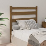 vidaXL Tăblie de pat, maro miere, 106x4x100 cm, lemn masiv de pin vidaXL Tăblie de pat, maro miere, 106x4x100 cm, lemn masiv de pin