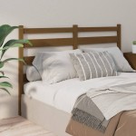 vidaXL Tăblie de pat, maro miere, 126x4x100 cm, lemn masiv de pin vidaXL Tăblie de pat, maro miere, 126x4x100 cm, lemn masiv de pin