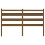 vidaXL Tăblie de pat, maro miere, 126x4x100 cm, lemn masiv de pin vidaXL Tăblie de pat, maro miere, 126x4x100 cm, lemn masiv de pin