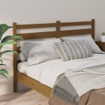 vidaXL Tăblie de pat, maro miere, 141x4x100 cm, lemn masiv de pin vidaXL Tăblie de pat, maro miere, 141x4x100 cm, lemn masiv de pin