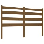 vidaXL Tăblie de pat, maro miere, 166x4x100 cm, lemn masiv de pin