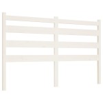 vidaXL Tăblie de pat, alb, 206x4x100 cm, lemn masiv de pin vidaXL Tăblie de pat, alb, 206x4x100 cm, lemn masiv de pin