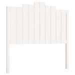 vidaXL Tăblie de pat, alb, 106x4x110 cm, lemn masiv de pin