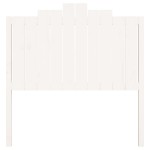 vidaXL Tăblie de pat, alb, 106x4x110 cm, lemn masiv de pin