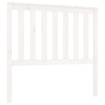 vidaXL Tăblie de pat, alb, 106x6x101 cm, lemn masiv de pin