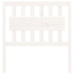 vidaXL Tăblie de pat, alb, 95,5x4x100 cm, lemn masiv de pin vidaXL Tăblie de pat, alb, 95,5x4x100 cm, lemn masiv de pin