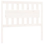 vidaXL Tăblie de pat, alb, 105,5x4x100 cm, lemn masiv de pin