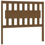 vidaXL Tăblie de pat, maro miere, 105,5x4x100 cm, lemn masiv de pin vidaXL Tăblie de pat, maro miere, 105,5x4x100 cm, lemn masiv de pin