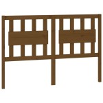 vidaXL Tăblie de pat, maro miere, 125,5x4x100 cm, lemn masiv de pin vidaXL Tăblie de pat, maro miere, 125,5x4x100 cm, lemn masiv de pin