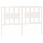 vidaXL Tăblie de pat, alb, 145,5x4x100 cm, lemn masiv de pin vidaXL Tăblie de pat, alb, 145,5x4x100 cm, lemn masiv de pin